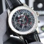 Breitling 43*14.1MM Etc.7751 Movement Steel Cowhide Leather Watch Strap Watch